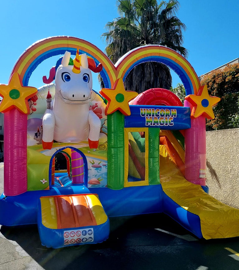 Structure gonflable Combo Licorne